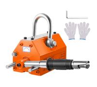 VEVOR Magnetic Lifter, 4400lbs/2000kg Pulling Capacity, 2.5 Safety Factor, Neodymium & Steel, Lifting Magnet with Release, Permanent Lift Magnets, Heavy Duty Magnet for Hoist, Shop Crane, Block, Board