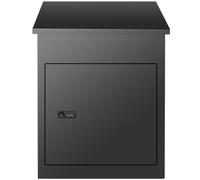 Vevor Mailboxes For Outside 17.3"x13.8"x22.8", Galvanized Steel Package Delivery Boxes For Outside With Coded Lock