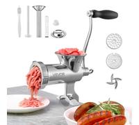 VEVOR Manual Meat Grinder 304 Stainless Steel Hand Grinder & Steel Table Clamp