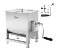 VEVOR Manual Meat Mixer 30L Fixed Tank Mixing Max 20.4 kg for Meat Sausage Mixer