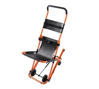 VEVOR Manual Stair Chair, 159 kg Load Capacity, Foldable Emergency Stair Wheelchair with 4 Wheels, Portable Transport Stair Chair Ambulance Firefighte