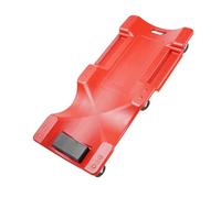 VEVOR Mechanic Plastic Creeper, 1016 mm, 158.8 kg Capacity Automotive Rolling Garage Creeper with Molded Ergonomic HDPE Body Padded Headrest & Dual Tool Trays 6 Wheels, for Garage Shop Auto Repair