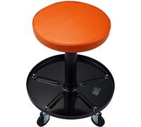 Vevor Mechanic Stool, 250 Lbs Rolling Pneumatic Creeper Garage/shop Seat, Adjustable Height 22 In-28 In Padded Rolling