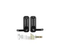 VEVOR Mechanical Keyless Entry Door Lock, 14 Digit Keypad, Double-Sided Embedded Outdoor Gate Door Locks Set with Keypad and Handle, Water-Proof Zinc