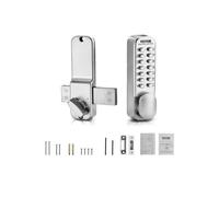 VEVOR Mechanical Keyless Entry Door Lock, 14 Key Mechanical Door Lock, Mechanical Keypad Door Lock with Adjustable Thumb Knob, Single-Side Zinc Alloy