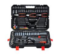 VEVOR Mechanics Tool Set, 314-Piece Kit with 1/4, 3/8 and 1/2 in Drives
