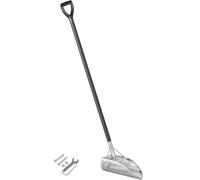 VEVOR Metal Detector Sand Scoop, Stainless Steel Metal Detecting Beach Scoop Scoops, 10 MM Hole Beach Metal Detector Scoop Shovel, with Carbon Fiber H