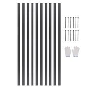 VEVOR Metal Landscape Edging, 10 Packs 60 in Rust-Resistant Aluminum Alloy Landscape Edging, Bendable Garden Edging Border, Heavy Duty Lawn Edging Fen