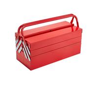 VEVOR Tool Box 18-inch 3-Tier 5-Tray Folding Cantilever Toolbox with Handle