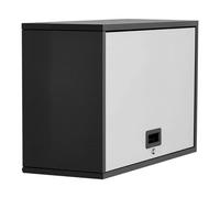 Vevor Metal Wall Cabinet, 30.31 X 12.01 X 19.69 Inch, Floating Garage Tool Cabinet With Up-Flip Door And Shelf