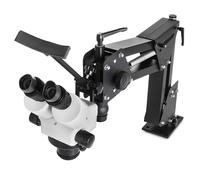 VEVOR Micro Inlaid Mirror Multi-Directional Microscope with Spring Bracket 7X-45X Multi-Directional Micro-Setting Microscope Microscope Gem Diamond Se