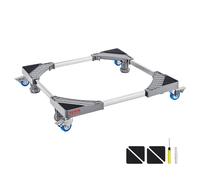 VEVOR Mini Fridge Stand, 400 lbs Load, 4 Strong Feet, 4 Locking Swivel Wheels,