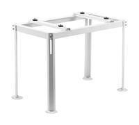 VEVOR Mini Split Ground Stand, Adjustable Anti-Vibration Mini Split Stand for 9000-18000 BTU Ductless Air Conditioner Heat Pump, Heavy Duty AC Base Bracket Floor Mount w/ 200kg Max. Load Capacity