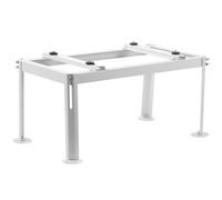 VEVOR Mini Split Ground Stand, Adjustable Anti-Vibration Mini Split Stand for 9000-24000 BTU Ductless Air Conditioner Heat Pump, Heavy Duty AC Base Bracket Floor Mount w/ 200kg Max. Load Capacity