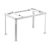 VEVOR Mini Split Ground Stand, Adjustable Anti-Vibration Mini Split Stand for 9000-36000 BTU Ductless Air Conditioner Heat Pump, Heavy Duty AC Base Bracket Floor Mount w/ 300kg Max. Load Capacity