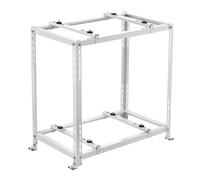 VEVOR Mini Split Ground Stand, Anti-Vibration Mini Split Stand for 9000-18000 BTU Ductless Air Conditioner Heat Pump, Heavy Duty AC Base Bracket Floor Mount w/ 250kg Max. Load,Dual Levels