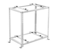 VEVOR Mini Split Ground Stand, Anti-Vibration Mini Split Stand for 9000-18000 BTU Ductless Air Conditioner Heat Pump, Heavy Duty AC Base Bracket Floor