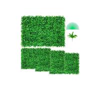 Vevor MLCZWQ4PC24X16001V0 Artificial Boxwood Panel UV Boxwood Hedge Wall Panels - 4 Piece