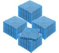 Vevor Modular Interlocking Cushion, 50 Pack 30X30 Cm Splicing Drainage Mats, Soft Pvc Interlocking Drainage Floor Tiles
