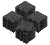 Vevor Modular Interlocking Cushion, 55 Pack 30X30 Cm Splicing Drainage Mats, Soft Pvc Interlocking Drainage Floor Tiles