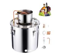 VEVOR Moonshine Still 8 Gal Water Alcohol Distiller Brewing Kit Stainless Steel