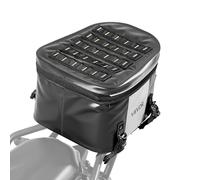 VEVOR Motorcycle Tail Bag, 28 L Motorcycle Rear Seat Bag with Waterproof Fabric, Outdoor Sports Motorbike Luggage Storage Trunk Handbag with Pocket & Adjustable Buckle, Universal Fit Rear Racks, Black