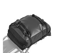 VEVOR Motorcycle Tail Bag, 30 L Motorcycle Rear Seat Bag with Waterproof Rain Cover, Outdoor Sports Motorbike Luggage Storage Trunk Rack Backpack with Shoulder Straps, Universal Fit Rear Racks, Black
