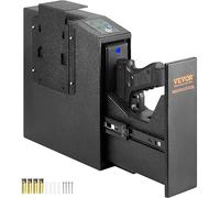VEVOR Mounted Gun Safe for Pistols, Biometric Gun Safe with Three Quick Access Ways of Fingerprints, Passwords and Keys, Handgun Safe for 1 Pistol for Home, Bedside, Nightstand, Wall