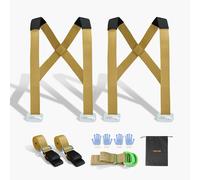 VEVOR Moving Straps, 2-Person Lifting and Moving System with 2 Harness Straps, 2 Load-bearing Straps & 1 Handheld Strap, Adjustable Lifting Shoulder Straps Move Furniture Appliances Mattresses