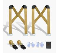 VEVOR Moving Straps, Supports up to 1000 lbs, 2-Person Lifting and Moving System with 2 Harness Straps & 2 Load-bearing, Adjustable Lifting Shoulder Move Furniture Appliances Mattresses