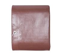 VEVOR Multi-Purpose Outdoor Tarpaulin with Grommets & Reinforced Edges for Truck, RV, Boat, Camping (Brown), 20 x 40 ft