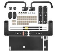 VEVOR Murphy Bed Kit, Full Size, Deluxe DIY Wall Bed Mechanical Hardware Kit, Pneumatic Lever Heavy Duty Bed Frame Support, Folding Cabinet Wall Bed Space Saving Design for Guestroom, Easy to Build