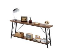VEVOR Narrow Console Sofa Table, 70.9 inches Behind Couch Table, 2-Tier Long Entryway Table and Skinny Hallway Table, Narrow Sofa Table with Metal Frame, for Entryway, Hallway, Living Room & Bedroom