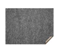 VEVOR 9' x 12' Protective Rubber, 0.24" Thick-Dual Surface Felt Anti Skid Mat, 10-11㎡ Area Carpet Padding Rug Cushion Safe for All Floors, Gray, Polyester + Latex Bottom, 2750 x 3660 mm