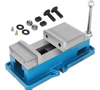 VEVOR Non Swivel Milling Lockdown Vise 4 Inch Precision Bench Clamp 100mm Width Drill Press Clamp 4 Inch Jaw Opening for Finishing Milling Machines Drilling Machines Precision Parts