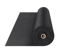 VEVOR Non Woven Geotextile Fabric Under Gravel, 6x50FT 8OZ Driveway Fabric Landscape Fabric, Heavy Duty Weed Barrier Fabric, Ground Cover Weed Control Fabric, French Drains Drainage Fabric, Black