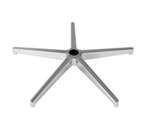 VEVOR Office Chair Base Replacement, 28", 2500 lbs Static Load Capacity, Heavy Duty Universal Computer Desk Chair Stool Base Part with Reinforced Metal Legs, Desk Chair Base Replacement Parts, Silver