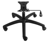 VEVOR Office Chair Base Replacement, 28", 2500 lbs Static Load, Heavy Duty Universal Computer Desk Chair Stool Base Part with 5 Casters, Gas Cylinder & Seat Plate, Desk Chair Base Replacement, Black