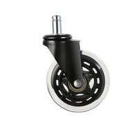 Vevor Office Chair Wheels, Set Of 5, 3 Inch Caster Wheels Replacement For Hardwood Floors And Carpet, Universal Fit