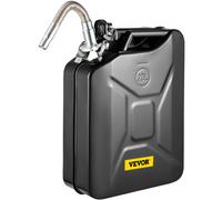 VEVOR Oil Can 5.3 Gal / 20L Fuel Can with Flexible Spout for Cars Black