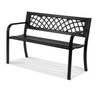 VEVOR Outdoor Bench 46 in Metal Garden Bench 480 lbs Park Patio Yard Porch Bench