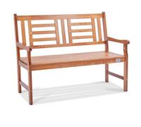 VEVOR Outdoor Bench - 48" Wood Garden Bench with Backrest & Armrests, 700 lbs Capacity, Perfect for Garden, Park, Yard & Porch