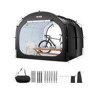 VEVOR Bike Storage Tent, 5 Bikes, Outdoor Spacious Bike Storage Tent with Ventilated Window, Waterproof Easy-to-Install Bike Tent with High Strength Fiberglass & Dual Zippers, Fit for Bicycle