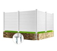 VEVOR Outdoor Privacy Screens 50" W x 50" H Air Conditioner Fence 4 Panels
