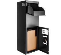 VEVOR Package Delivery Boxes for Outside 13.9""""x11.6""""x42"""" Galvanized Steel Delivery Box for Packages with Coded Lock Anti-Theft Baffle IPX3