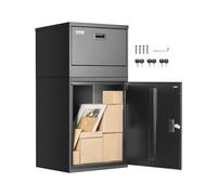 VEVOR Package Delivery Boxes for Outside 38.6 in Lockable Parcel Drop Box