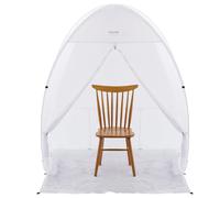 VEVOR Paint Booth Tent 60 x 60 x 70 in Pop-Up Portable Spray Paint Tent with Built-in Floor Exhaust Window and Storage Bag Foldable Paint Booth for