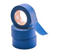 VEVOR Painters Tape 2 Inch Wide (1.88 In x 60 Yds) 3 Rolls Blue Painter Tape for Painting Edge Trim Ceiling Masking Tape Protects Surfaces and