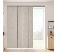 VEVOR Panel Track Blinds, Extendable Track from 116 cm to 218 cm W, Trimmable Panel Curtains Up to 243cm H, Vertical Blackout Panel Blinds for Sliding