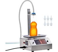 VEVOR Paste Liquid Filling Machine 30-15000g 17L/min Large Flow Rate Automatic Bottle Filling Machine for Oil Detergent Shampoo Yogurt Drink Gl